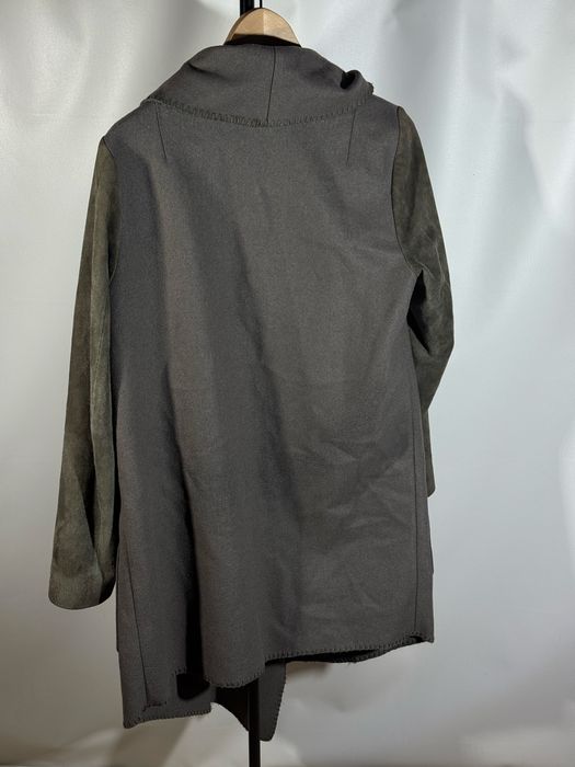 Пальто тренч мантія All Saints Max Mara Balenciaga замша та шерсть