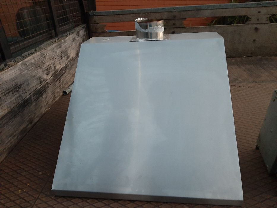 Saco/Coifa em inox industrial