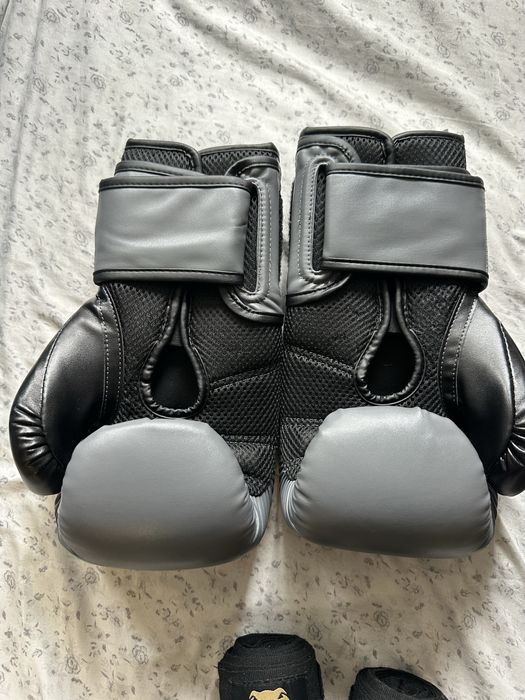 Luvas everlast profissional para box e kickboxing + ligaduras ( novo )