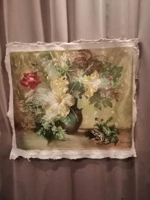 Плиска Т. "Натюрморт с жёлтым цветком"