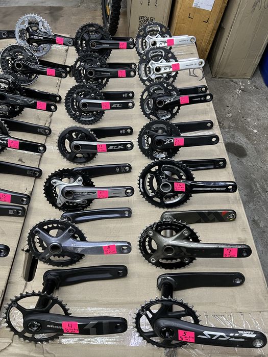 Продам вело шатуны перекидки манетки Shimano Deore XT/SLX/Sram