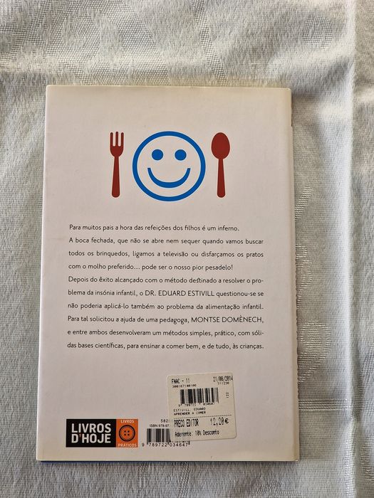 Livro " Aprender Comer " novo