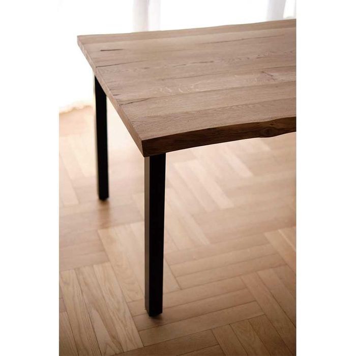 Stół dębowy 120x90cm, składany, łatwy w transporcie