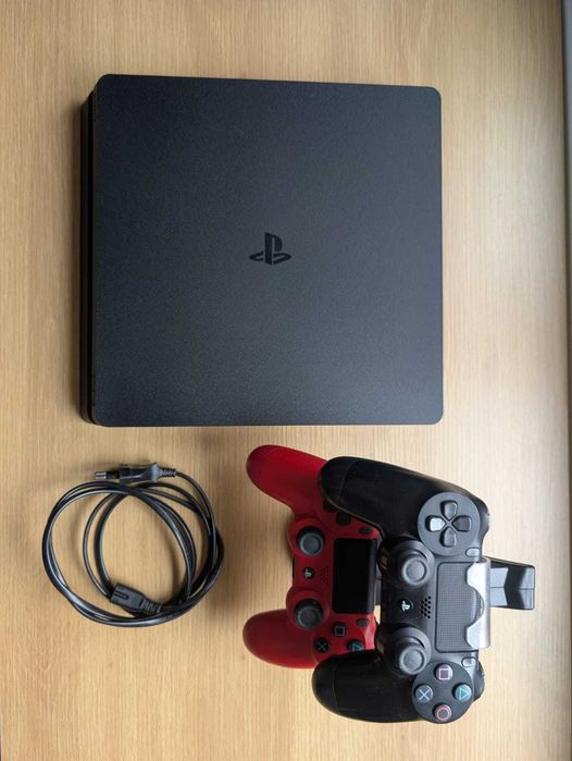 PS4 Slim 1TB 2 Pady Zestaw Gier Ładowarka