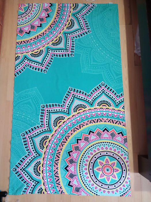 Toalha tema mandala boémio, 1x1.80m