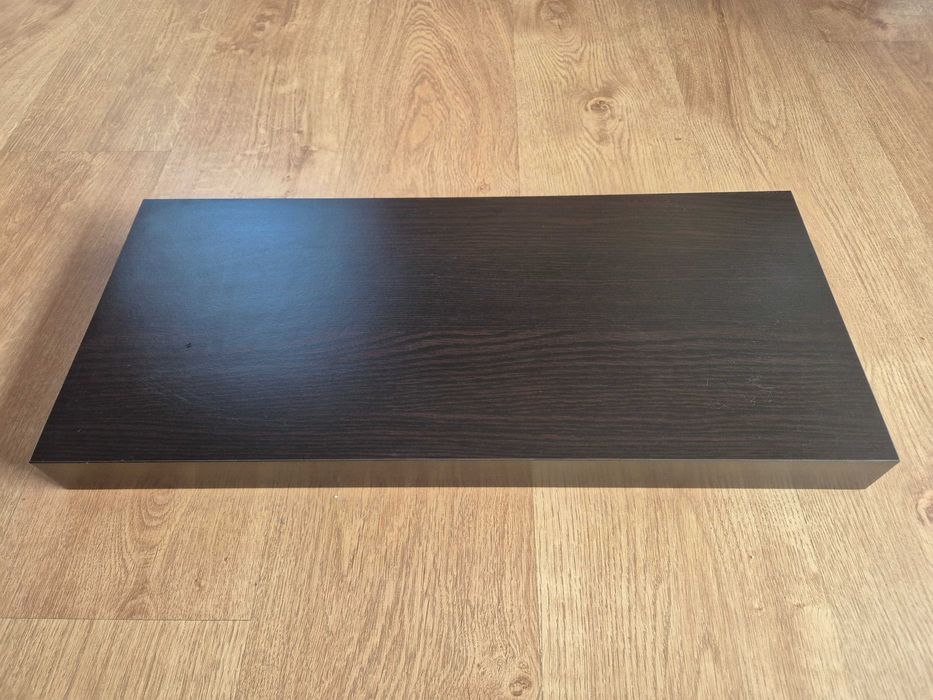 Półka IKEA Lack, 59 x 26 cm, ciemny brąz