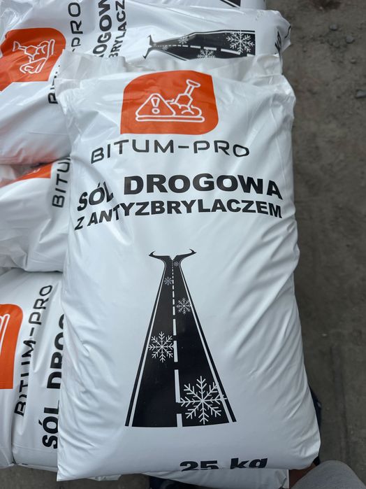 Sól drogowa workowana 25 kg wysyłka