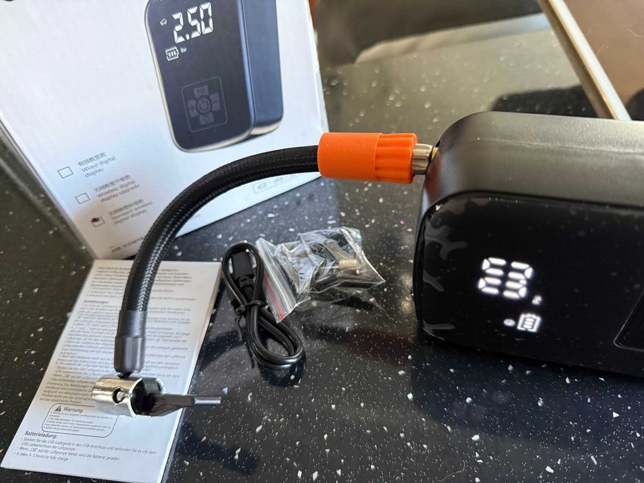 Bezprzewodowy Kompresor Samochodowy Przenośna Rowerowa Pompka