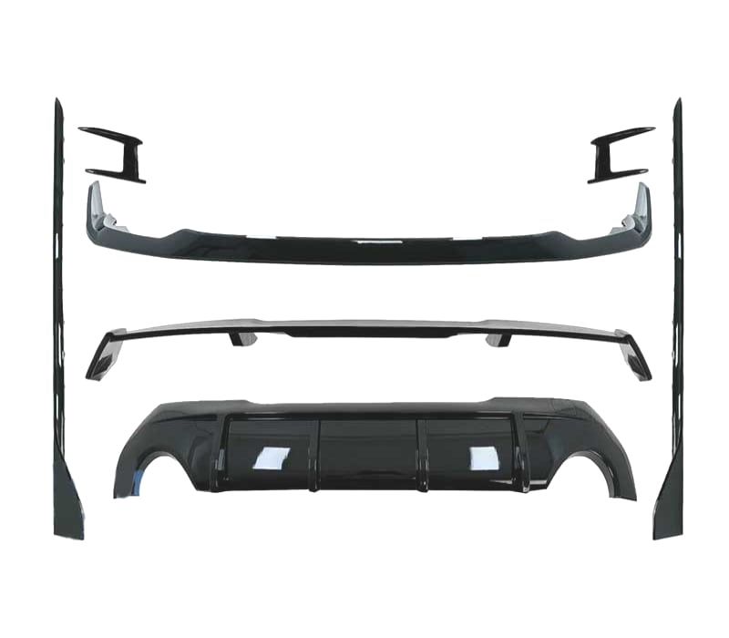 KIT AERO BMW F40 LOOK M PERFORMANCE PRETO BRILHANTE