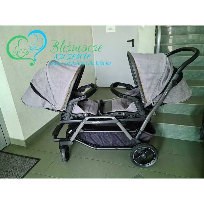 Włoski wózek 4w1 dla bliźniąt KOMIS