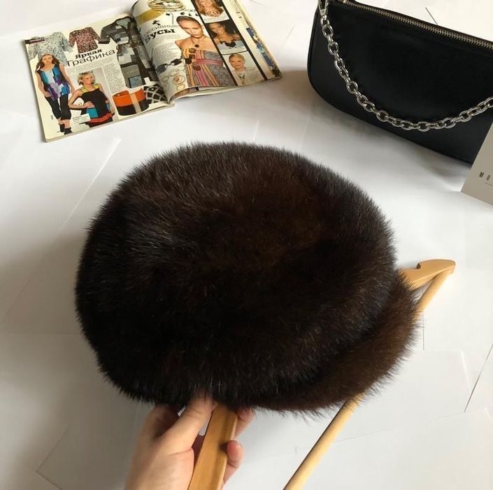 Натуральная норковая шапка