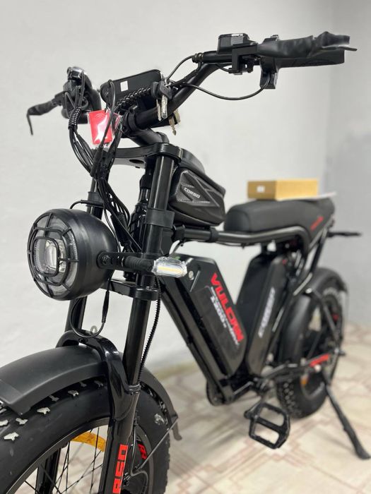 Електрофетбайк Corso Vulcan 1200 ват 2 акб 48v 18 ah