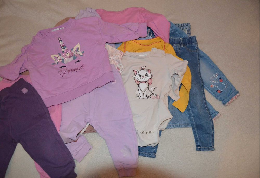 zestaw ubrań rozm. 86