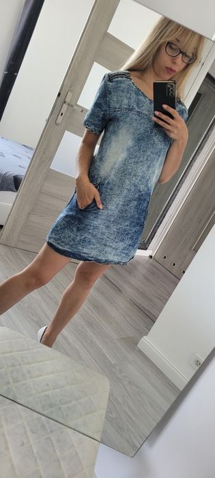 Sukienka jeansowa na lato 36 S