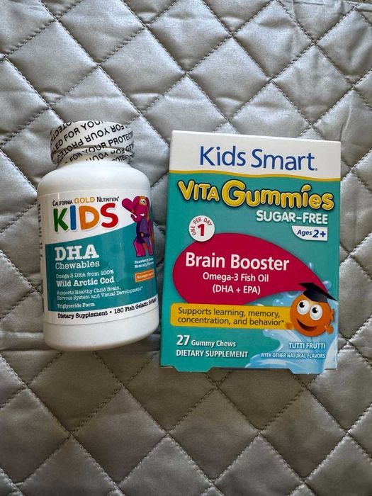 Мультивітаміни омега для дітей California Gold Solaray Kids Smart