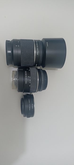 Objetivas lentes Sony Sam / nex E-mount