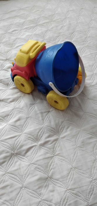 Zestaw zabawek do piasku piaskownicy nad morze w plecaku + autko