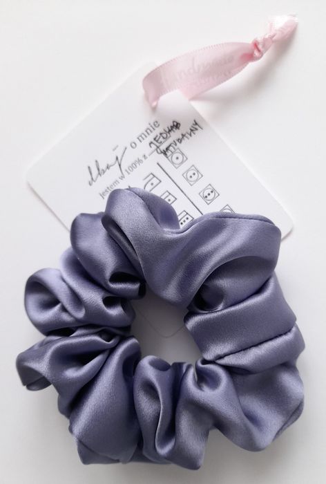 4 sztuki zestaw jedwabnych scrunchie gumek