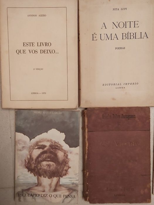 Livros de POESIA diversos anos 30 a 70 Venda individual