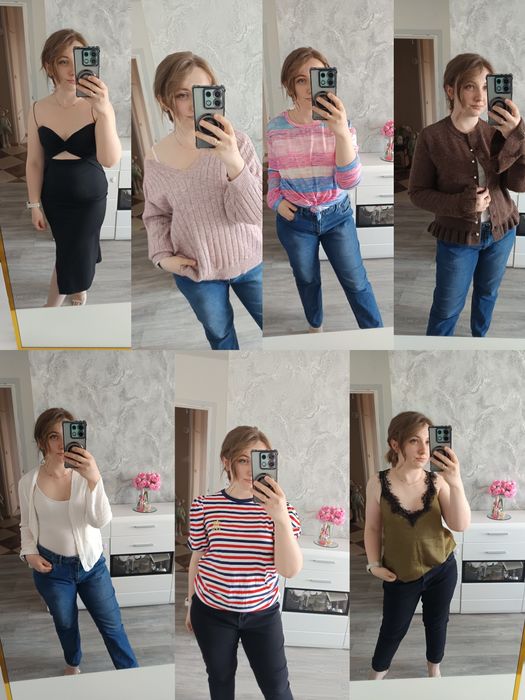 Wyprzedaż szafy ubrania damskie S M L XL