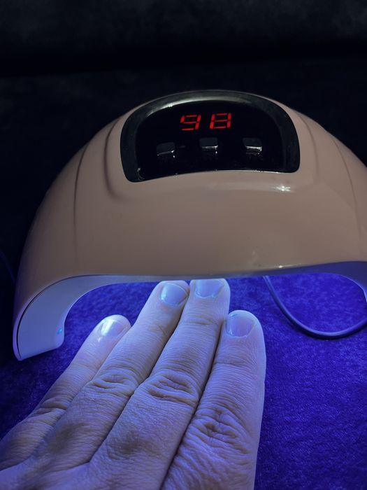 Лампа для манікюру UV+LED SUN X4 USB 54 Вт Рожева, 200грн