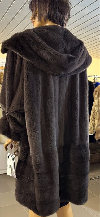 Рр 60+. Норковая шуба ‘ мокко’. Плюшечка. Канадка. Греция