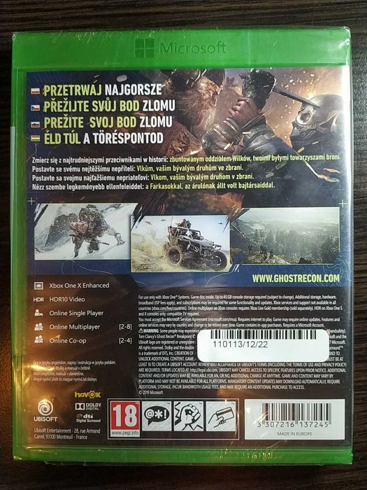 Tom Clancy's Ghost Recon Breakpoint Nowa Po Polsku Xbox One i Series X