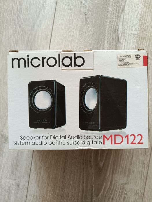 Колонки microlab md122, новые, в упаковке.