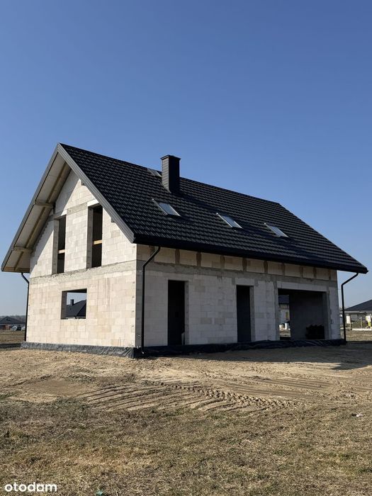 Dom na sprzedaż. Stan surowy otwarty. 162m2.