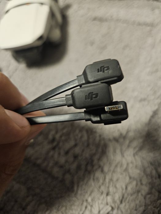 Кабель передачі даних DJI micro 15 см (Lightning, MicroUSB, Type C)