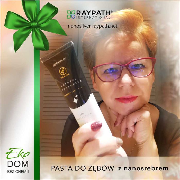 Naturalna pasta do zębów z nanosrebrem Raypath