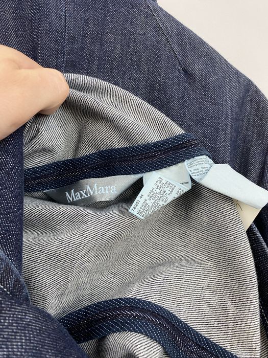 Max Mara damska kurtka dżinsowa na guzikach rozmiar 42 FR stan 9/10 minimalnie sprany kolor