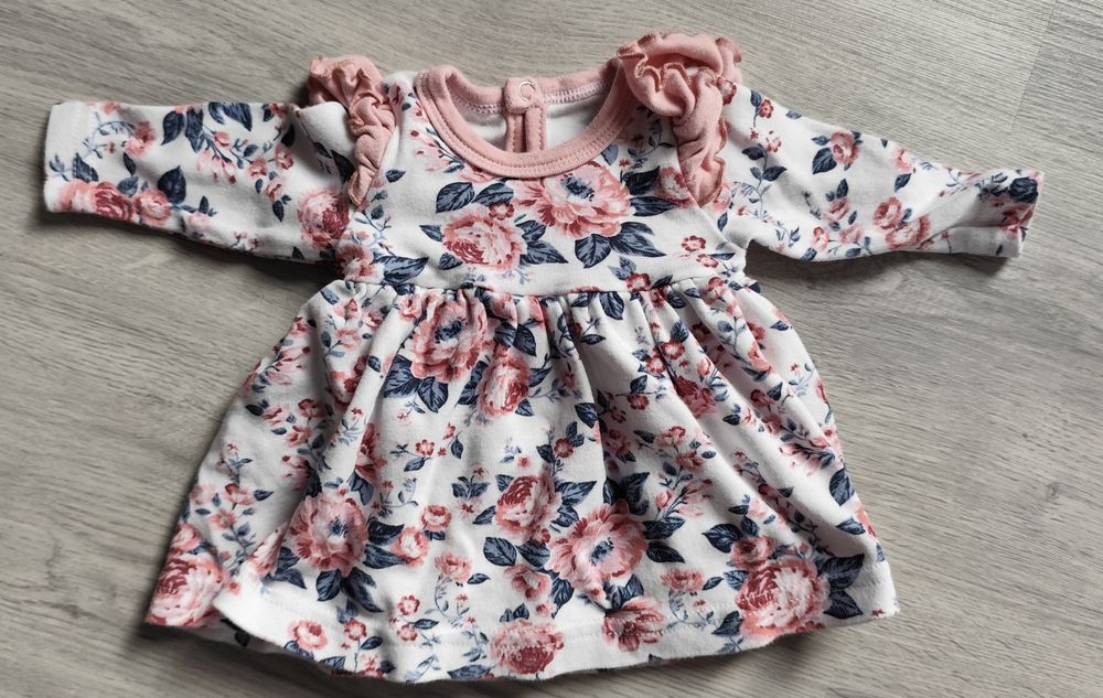 Rożek niemowlęcy + sukienka