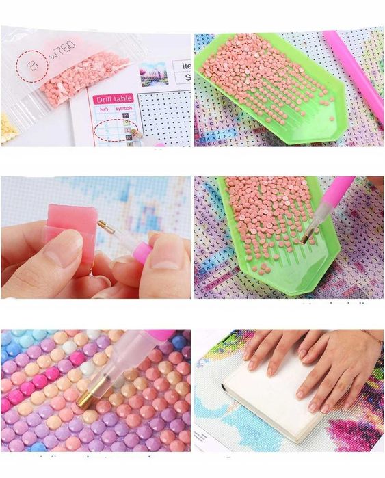 Malowanie Diamentami MOZAIKA SOWA