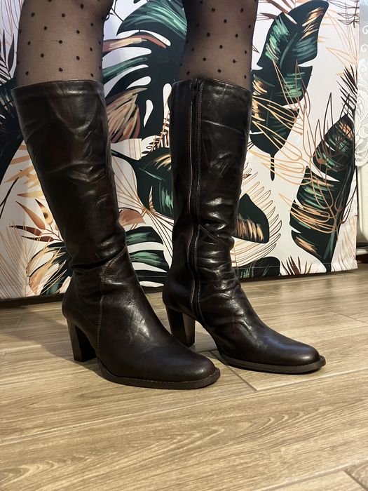 Kozaki damskie roz 36
