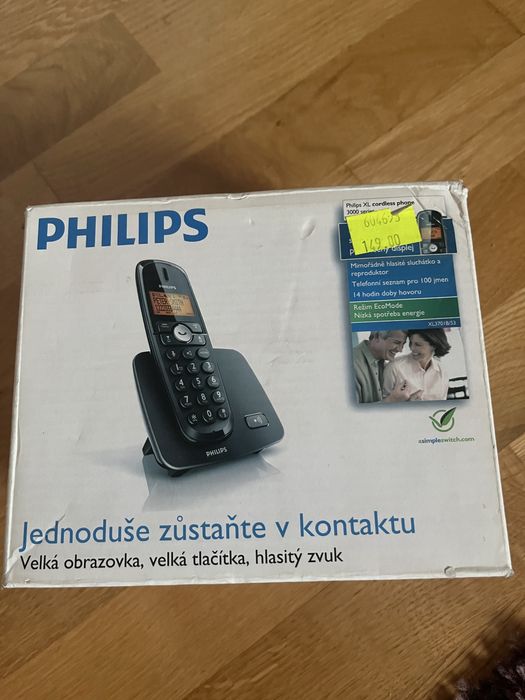 Telefon stacjonarny marki Philips
