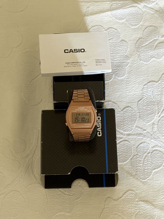 Relogio Casio Rose Gold