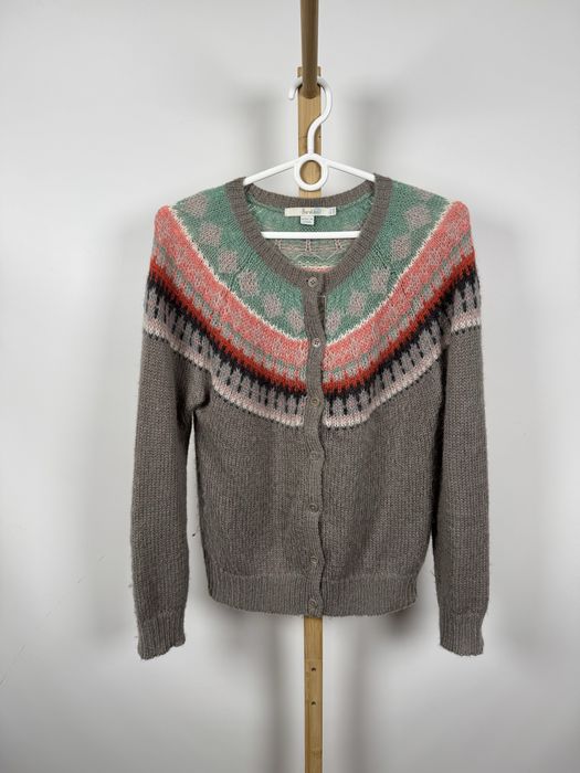 Boden wełniany kardigan sweter moher M