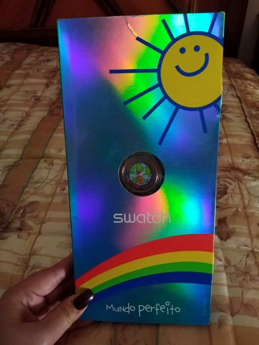 Relógio novo da swatch antigo
