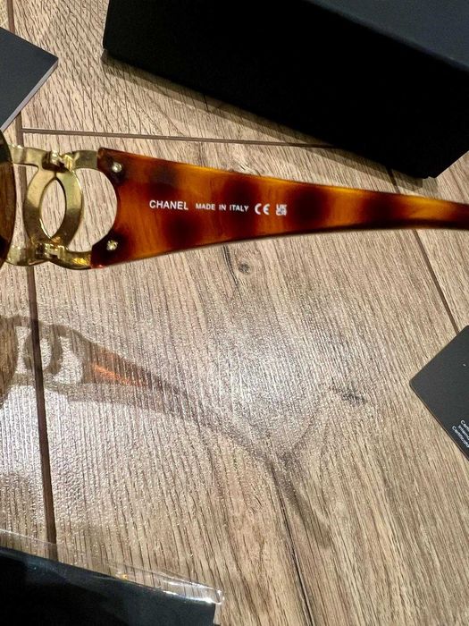 Chanel Okulary przeciwsłoneczne brązowe NOWE damskie