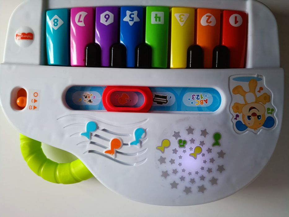 Pianino j.polsli Fisher Price pianinko edukacyjne