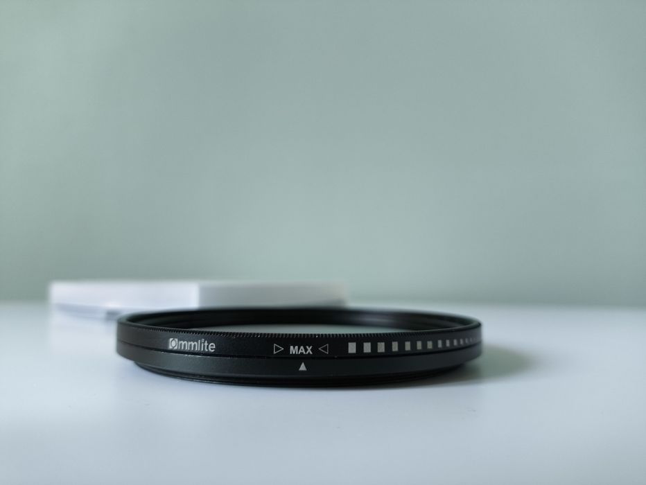 Filtr Commlite 82mm ND2-400 | Filtr szary regulowany Fader ND Variable