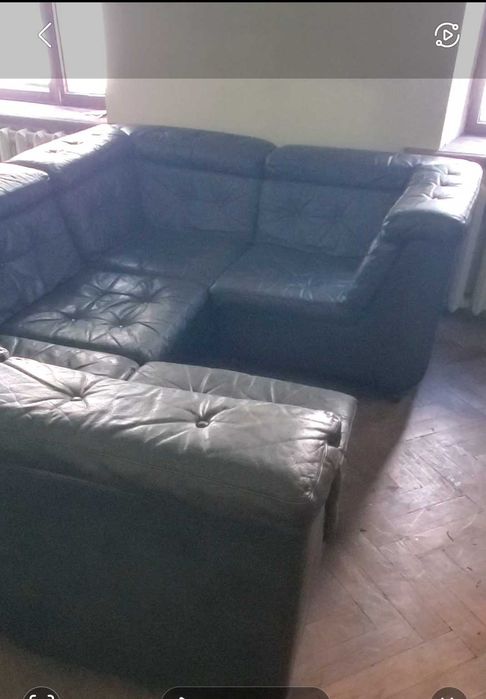 Кожаный кресло-диван-уголок Голландия