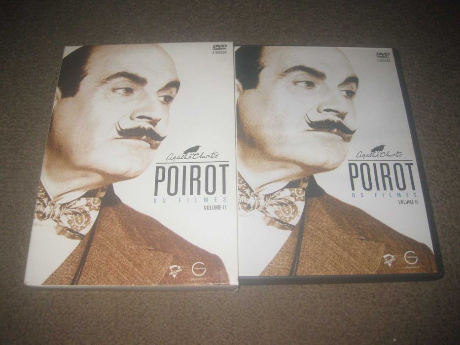 "Poirot: Os Filmes, Volume II" de Agatha Christie/ 2 DVDs/Slidepack!