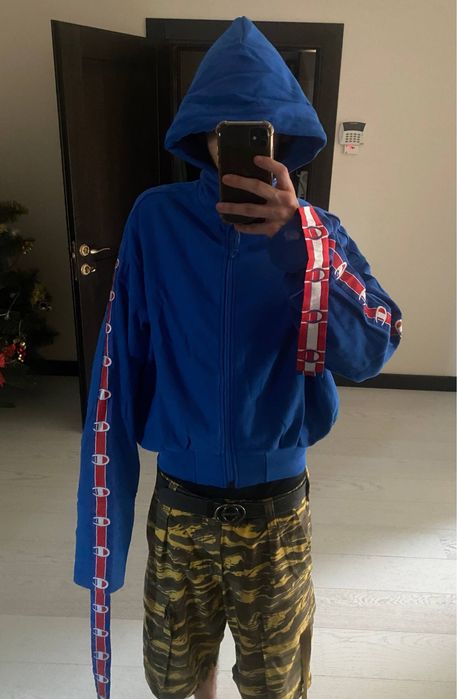 Vetements x champion zip hoodie archive opium