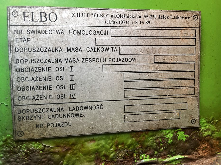 Zabudowa wywrotka mocny kiper 3 stronny 12v zielen miejska