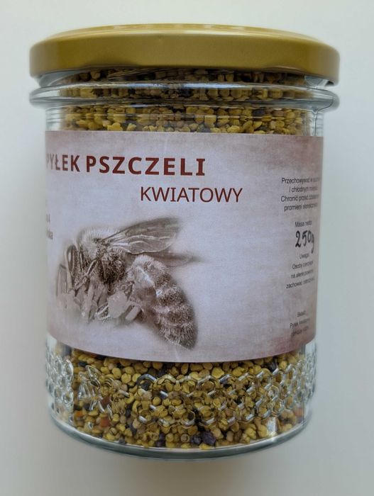 Pyłek pszczeli kwiatowy słoik 250 g zbiór 2026