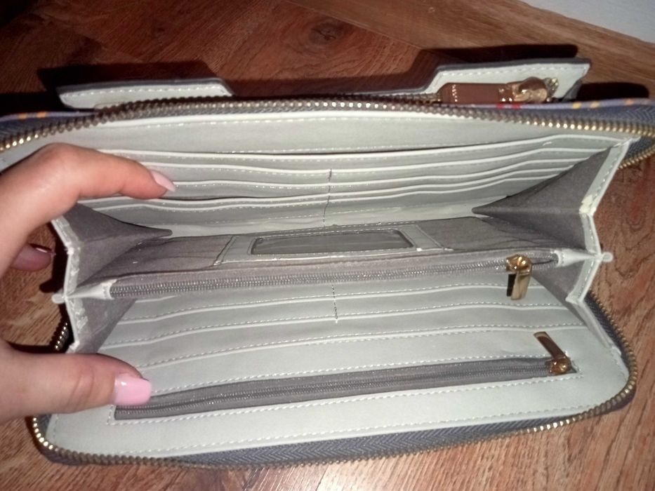 NOWA kopertówka, portfel damski.