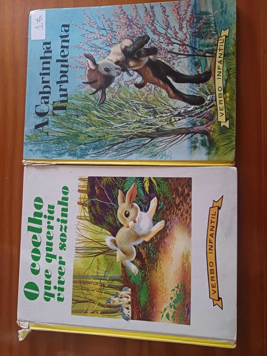 2 livro da colecção Verbo Infantil 2€