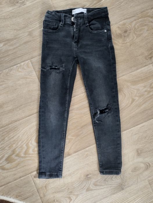 Джинси 116 чорні Zara